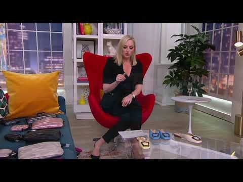 Sam Edelman Leather Buckle Mules - Lavina on QVC