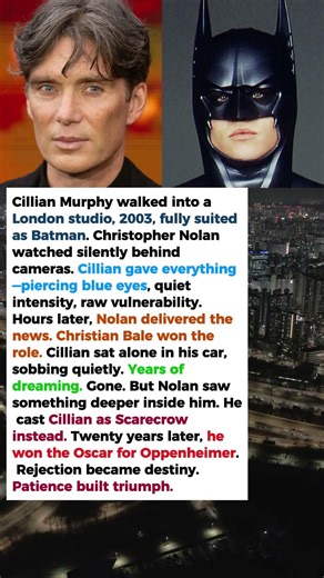 Cillian Murphy Auditioned for Batman in 2003—Christopher Nolan's Choice Broke His Heart