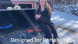 Magshion 4-in-1 Ice Scraper and Brush Combo for Car Emergency Snow Shovel, Extendable Snow Broom with Foam Grip 180° Pivoting Brush Head Snow Scraper for Car, Truck, Van