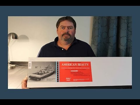 American Beauty towboat kit unboxing.
