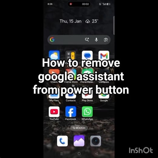 power button se google assistant kaise hataye | how to remove google assistant from power button