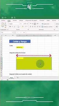 Qué es un rango en excel y ejemplo de un rango continuo en excel #excel #exceltips