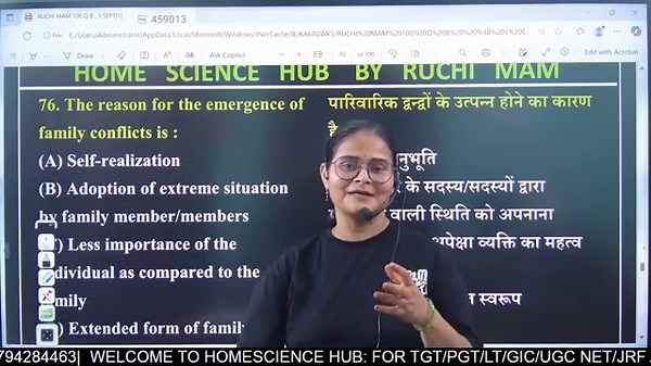 सफलता सीरीज़ | Home Science Top Trending 50 MCQ's | Class-06 by Dr. Ruchi Ma'am