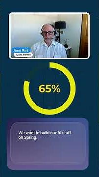 #Spring and #Java for #AI is the trend. James Ward references #AWS data about #AI workloads.