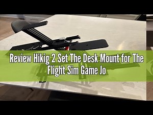 Review Hikig 2 Set The Desk Mount for The Flight Sim Game Joystick, Throttle and Hotas Systems Compa