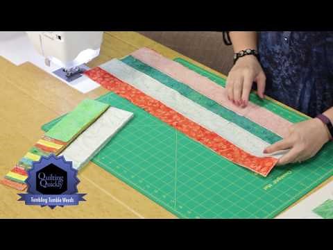 Quilting Quickly: Tumbling Tumbleweeds — Jelly Roll Quilt