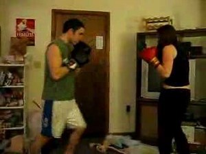 Roommate Boxing Girlfriend