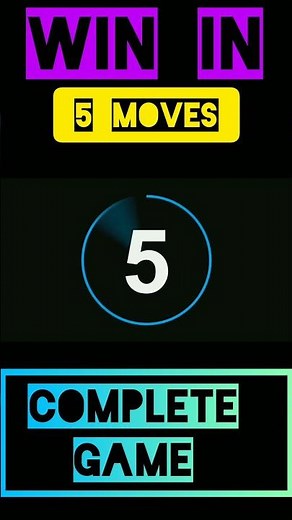 Checkmate in 5 moves | Complete game #chess #checkmate