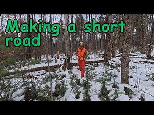 Making a short woods road