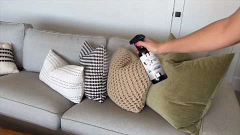 The Stink Solution Smoke Odor Eliminator Spray - Completely Remove Smoke Smell From House, Car, Clothes, Hands, Hair, & More - Best Odor Eliminator For Smoke - Bamboo Teak Fragrance - 2 16 oz Bottles