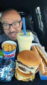 My first sonic burger