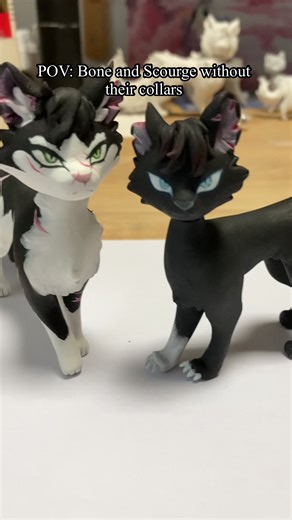Working on New Warrior Cats Figures After Packing Video