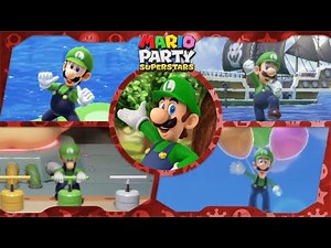 All 100 Minigames (Luigi gameplay) | Mario Party Superstars for Switch ᴴᴰ