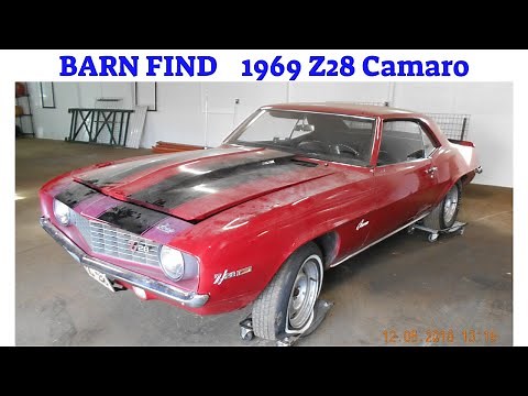 1969 Z28 Camaro, Barn Find being Restored, Survivor car