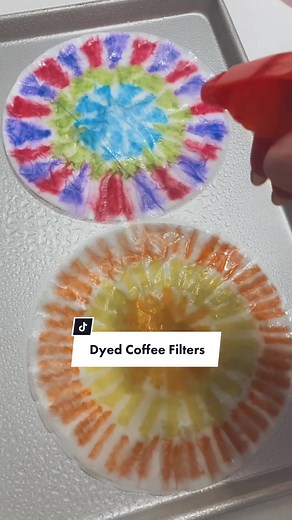 Dyed Coffee Filters: Fun Craft Ideas for Everyone