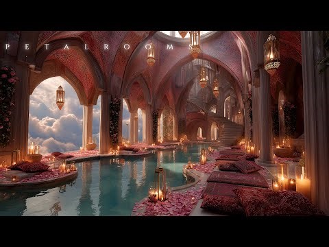 P E T A L R O O M S - Beautiful Bathhouse Ambient Journey - Deep Soothing Soundscapes for Relaxation