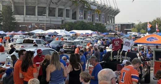 Boise State's first home football game brings excited fans to game and tailgate