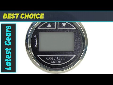 Faria 13751 Chesapeake Black Depth Sounder with In-Hull Transducer | The Ultimate Depth