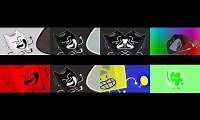 Mix of 8 videos from youtube : Battle for bfdi (bfb) intro (hq) in 8 different effects