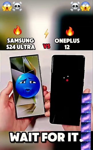 💀ONEPLUS 12 VS SAMSUNG S24 ULTRA BOOT-UP TEST!!💀#oneplusVSsamsung #youtube #shorts #boot-up