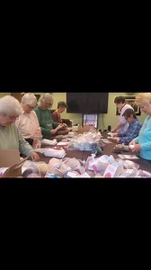 3.5K views · 301 reactions | Our wonderful volunteers at "headquarters" assembling 1,000 packets heading to a medical conference in Las Vegas. Hoping to register hundreds more medical clinics to give away free knitted Knockers to their patients! Way to go team! Knittedknockers.org. | Knitted Knockers | Facebook