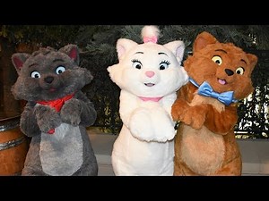 Disney Loves Jazz Character Montage Including Aristocats, Edgar, Oswald, Ortensia+, Disneyland Paris
