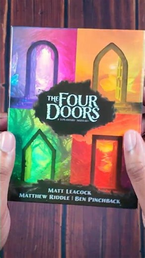 Unboxing THE FOUR DOORS! Happy Camper Games Mystery #TheFourDoors #boardgameunboxing