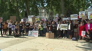 Protesters call to remove dangerous cladding