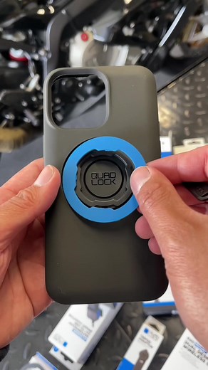 Catch our Quad Lock MAG case on your new iPhone 14 😎 compatible with all our existing mounts using the same twist & lock 🤝 #fyp #quadlock #iphone14 #iphone14promax #motorcyclesoftiktok #motorcycletiktok