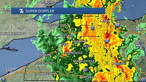 At 4:35pm, the threat of severe weather is winding down across WNY. Severe T-Storm and Tornado watches have been CANCELLED. Gusty winds, colder temperatures and a few spotty showers will push in tonight behind a departing cold front. | 7 News WKBW