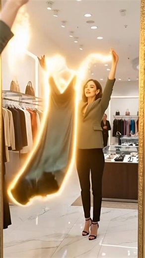 ‎Wait… This Dress Appears Like Magic 😳 #FashionFinds #TrendingStyle‎ #fashion #shortsfeed