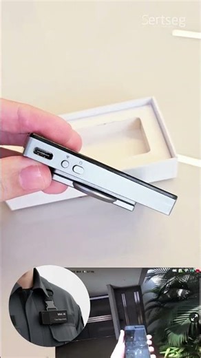 Mini Câmera Corporal com crachá DS-MCC216 Hikvision