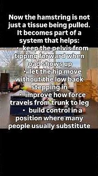 Most people only meet their hamstrings in one context: stretch.