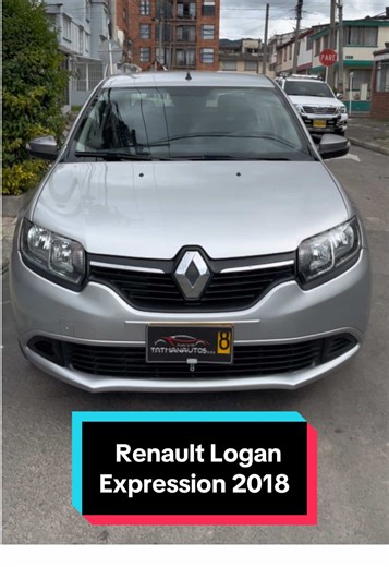 😍Renault Logan Expression 2018 AA 🚗❤ 📌Aire Acondicionado 📌Airbag 📌Vidrios eléctricos delanteros 📌Espejos retrovisores manuales 📌Papeles al día 📌Cojinería en tela 📌Alarma 📌Caja mecánica 📌Radio con pantalla 📌Bloqueo Central y alarma $40.800.000 Visítanos en la cll 67 d bis # 67 -22 en Bogotá #tatmanautos #renault #logan #carrosusadosbogota #CarrosUsados