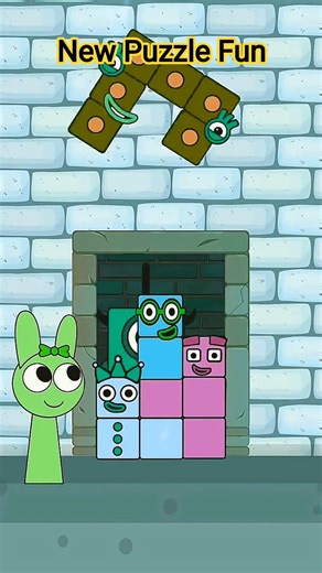Sprunki Block Puzzle Playtime 😊 #animation #shortsfeed #gaming