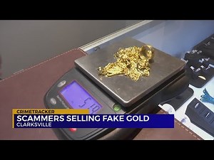 Scammers selling fake gold Scammers selling fake gold