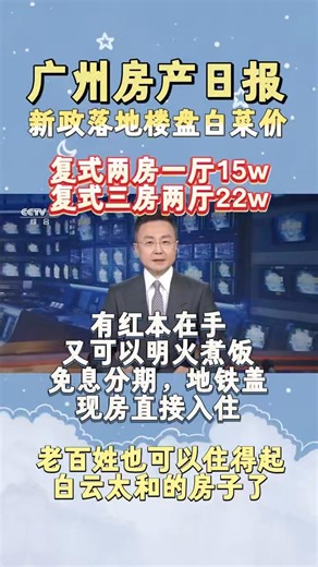广州新政落地后，老百姓都可以在白云区安家了！有红本到手、又是现房，还是一整套的复式带阳台！#广州买房#广州公寓#白