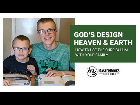 How to Use God's Design: Heaven & Earth Curriculum // Master Books Homeschool