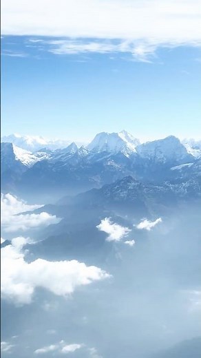 Amazing Dive View of Himalayan Mount Everest 🏔️✨