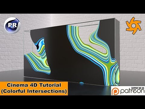 Colorful Intersections (Cinema 4D Tutorial)