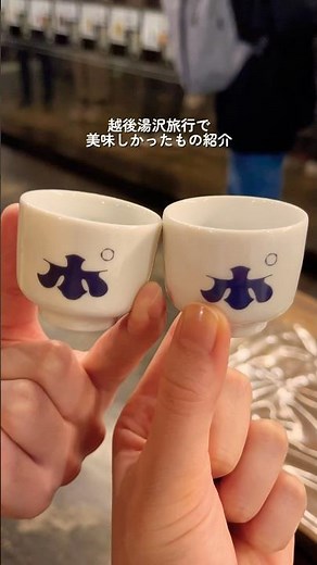 越後湯沢旅行で美味しいもの4選♨️🍶#越後湯沢 #新潟 #観光