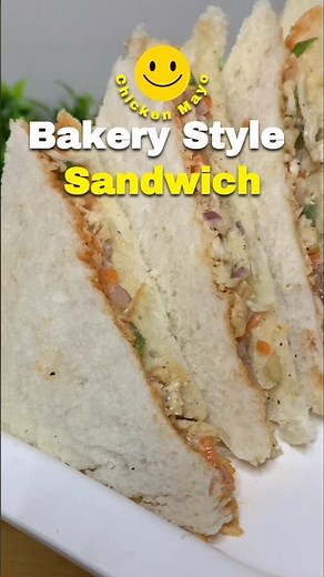 Bakery Style Chicken Mayo Sandwich | Perfect Iftar / Lunchbox Recipe