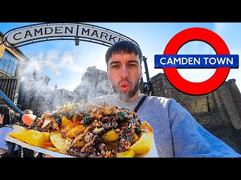 The ULTIMATE Camden Market London Cheap Eats Food Tour 🇬🇧