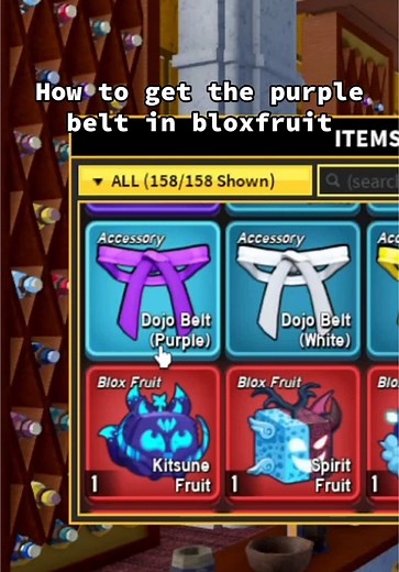 How to Get the Purple Belt in Bloxfruit Tutorial