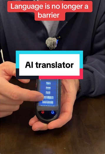 AI Language Translation Device for Effective Communication