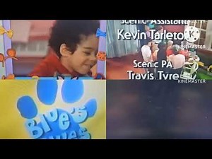 Sesame street blue clue blue room elmo world and barney credits remix