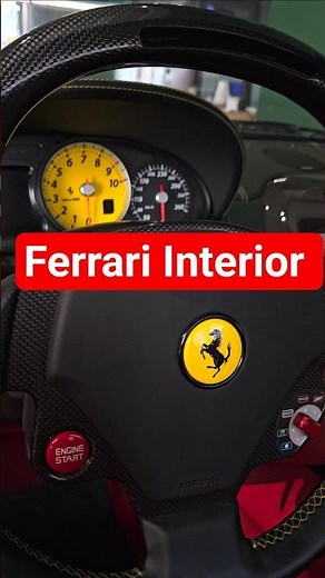 Ferrari 599 GTB Fiorano Interior – Luxe Italian Cockpit!