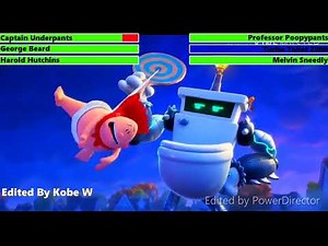 Captain Underpants: The First Epic Movie Final Battle with healthbars 1/2