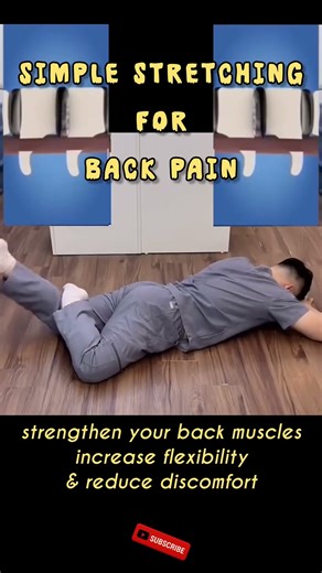 simple stretching for BACK PAIN #ytshorts #shorts #fitness #workout #exercise #yoga #backpain