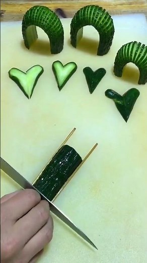 TikTok cucumber Carving Challenge 2025 🥒| Viral Summer Trend You Must Try! #Shorts